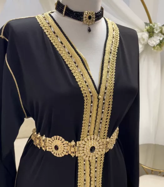 Caftan noir & doré
